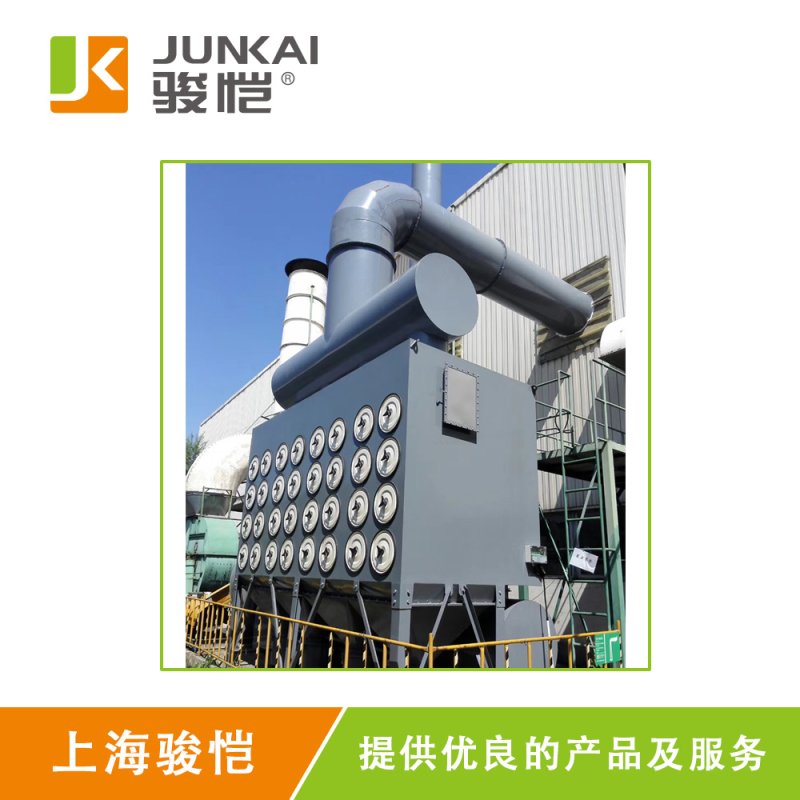 Dust treatment system for VOC waste gas engineering